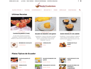 recetaecuatoriana.com screenshot