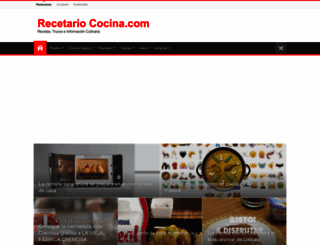 recetariococina.com screenshot
