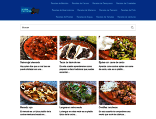 recetas-mexicanas.com.mx screenshot