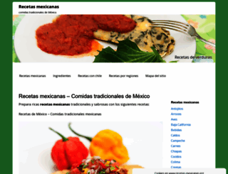 recetas-mexicanas.org screenshot