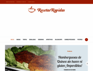 recetas-rapidas.com screenshot