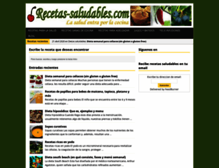 recetas-saludables.com screenshot