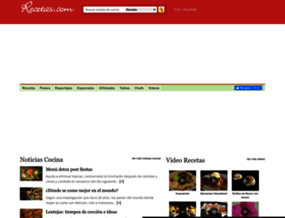 recetas.com screenshot