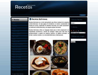recetasbolivianas.info screenshot