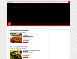 recetteitalienne.com screenshot