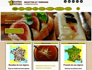 recettes-et-terroirs.com screenshot