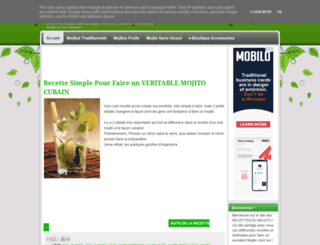 recettes-mojito.fr screenshot