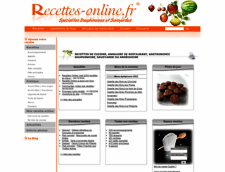 recettes-online.fr screenshot