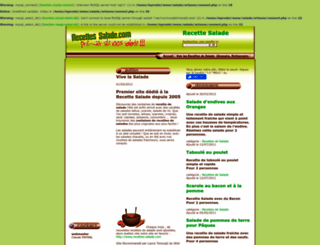 recettes-salade.com screenshot