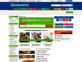 recettes.doctissimo.fr screenshot