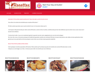 recettesafricaine.com screenshot