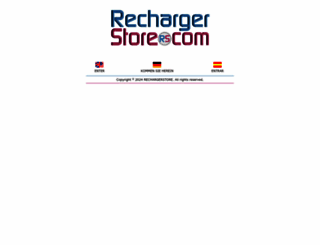 rechargerstore.com screenshot