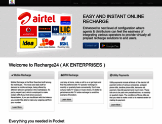 recharges24.com screenshot