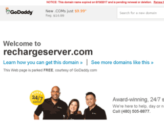 rechargeserver.com screenshot