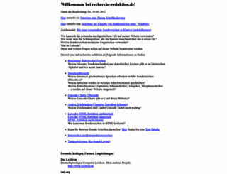 recherche-redaktion.de screenshot