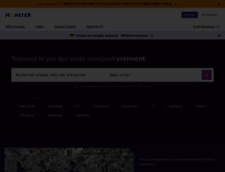 recherche.monster.fr screenshot