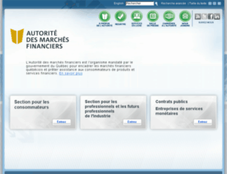 recherche1.lautorite.qc.ca screenshot