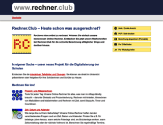 rechner.club screenshot
