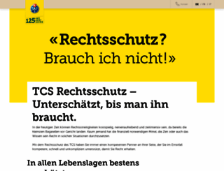 recht.tcs.ch screenshot