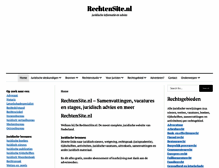 rechtensite.nl screenshot