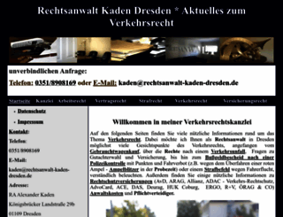 rechtsanwalt-kaden-dresden.de screenshot