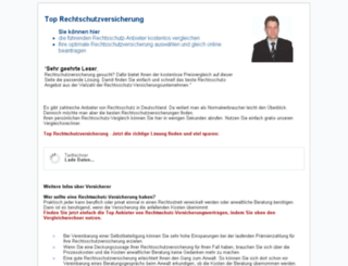 rechtschutz-versicherungen.com screenshot