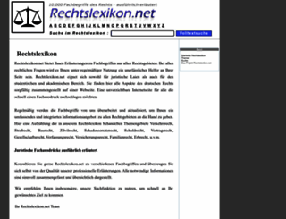 rechtslexikon.net screenshot