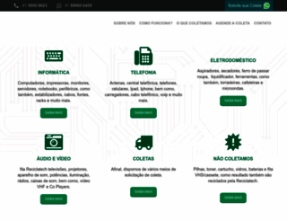 reciclatech.com.br screenshot