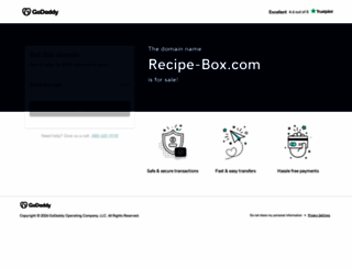 recipe-box.com screenshot