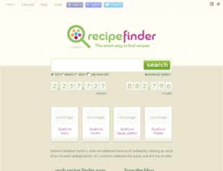 recipe-finder.com screenshot