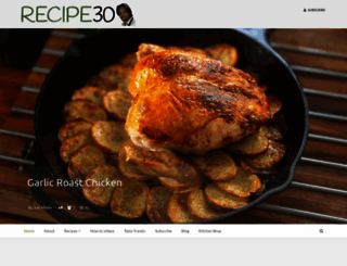 recipe30.com screenshot