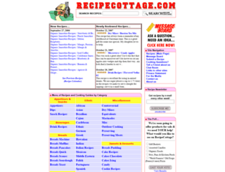 recipecottage.com screenshot