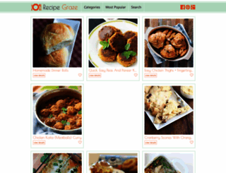 recipegraze.com screenshot
