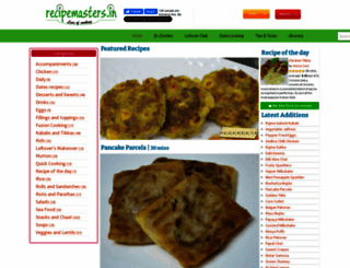 recipemasters.in screenshot