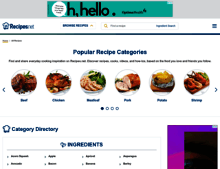 recipes.betterrecipes.com screenshot