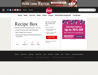 recipes.foodnetwork.com screenshot