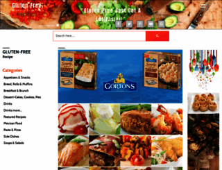 recipes.glutenfreeresourcedirectory.com screenshot