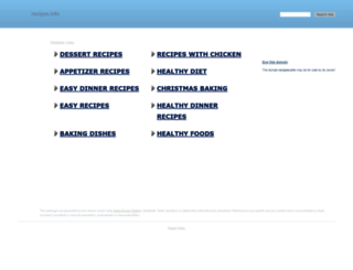 recipes.info screenshot