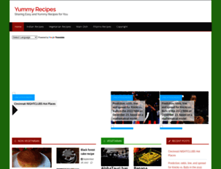 recipes.snydle.com screenshot