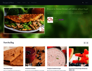 recipesandmore.org screenshot