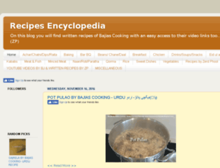 recipesencyclopedia.blogspot.com screenshot