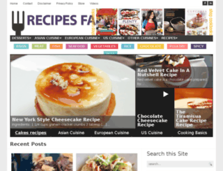 recipesfairy.com screenshot