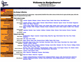recipesource.com screenshot