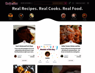 recipezazz.com screenshot