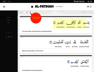 recitequran.com screenshot