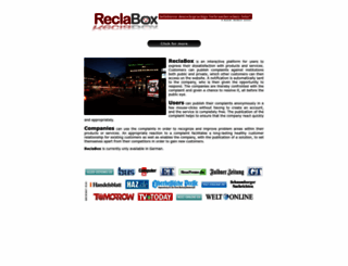 reclabox.com screenshot