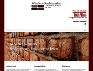 reclaimed-brick.co.uk screenshot