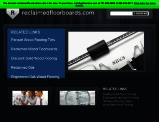 reclaimedfloorboards.com screenshot