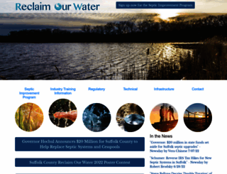 reclaimourwater.info screenshot