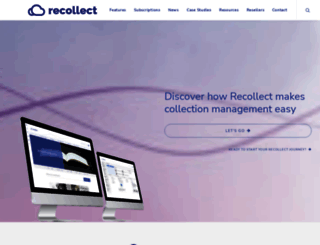 recollectcms.com screenshot